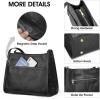 Kattee Leather Tote Bags for Women, Soft Leather Shoulder Purses and Handbags(Black)