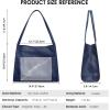 Kattee Leather Tote Bags for Women, Soft Leather Shoulder Purses and Handbags(Navy)
