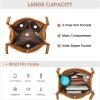 Kattee Women Soft Leather Totes Shoulder Bag Purses and Handbags with Top Magnetic Snap Closure(Brown)