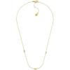 Fossil Women’s Gold-Tone Stainless Steel Pendant Chain Necklace for Women(Gold Ellis Et Moi)