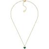 Gold/Green Heart