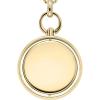 Fossil Women’s Plated Stainless Steel Engravable Personalized Gift Pendant Chain Necklace for Women(Gold Heritage Legacy Charm)