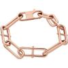 Fossil Women’s Rose Gold-Tone Stainless Steel Chain or Beaded Bracelet for Women(Heritage Rose Gold D-Link)
