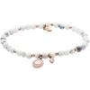 Rose Gold White Bead
