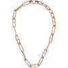 Fossil Women’s Rose Gold-Tone Stainless Steel Pendant Chain Necklace for Women(Heritage Rose Gold D-Link)