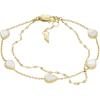 Fossil Women’s Stainless Steel Chain Bracelet(Gold Teardrop)