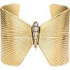 Fossil Women’s Stainless Steel Gold-Tone Bangle Bracelet(Butterfly Cuff)