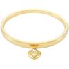Fossil Women’s Stainless Steel Gold-Tone Bangle Bracelet(Gold Sadie Heart)