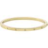 Fossil Women’s Stainless Steel Gold-Tone Bangle Bracelet(Gold Star Glitz Bangle)