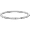 Fossil Women’s Sterling Silver or Silver-Tone Stainless Steel Chain Bracelet for Women(Silver Glitz Dot Cuff)