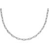 Fossil Women’s Sterling Silver or Silver-Tone Stainless Steel Pendant Chain Necklace for Women(Heritage Chain)