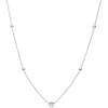 Fossil Women’s Sterling Silver or Silver-Tone Stainless Steel Pendant Chain Necklace for Women(Silver Bead)