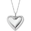 Fossil Women’s Sterling Silver or Silver-Tone Stainless Steel Pendant Chain Necklace for Women(Silver Heart Pendant)