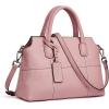 Kattee Genuine Leather Handbags for Women, Soft Hobo Satchel Shoulder Crossbody Bags Ladies Purses(Pink)