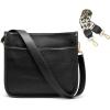 Kattee Leather Crossbody Bags for Women, Fashion Shoulder Purse, Hobo Handbags with Adjustable Strap(Black)