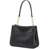 Kattee Leather Purses and Handbags for Women, Small Crossbody Bags for Women, Top Handle Hobo Shoulder Bag with 2 Straps(Black)
