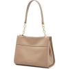 Kattee Leather Purses and Handbags for Women, Small Crossbody Bags for Women, Top Handle Hobo Shoulder Bag with 2 Straps(Khaki)