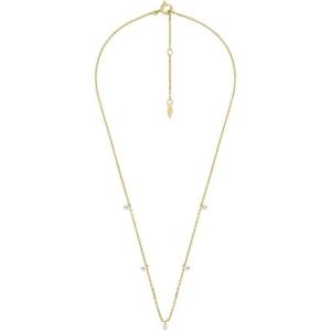 Fossil Women’s Gold-Tone Stainless Steel Pendant Chain Necklace for Women(Gold Sadie Chain)