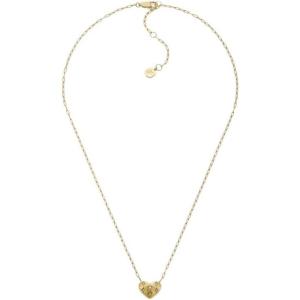 Fossil Women’s Gold-Tone Stainless Steel Pendant Chain Necklace for Women(Gold Sadie Heart)