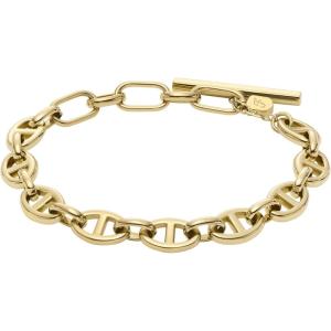 Fossil Women’s Stainless Steel Chain Bracelet(Heritage D-Link Toggle)