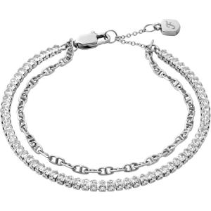 Fossil Women’s Sterling Silver or Silver-Tone Stainless Steel Chain Bracelet for Women(Heritage Chain)