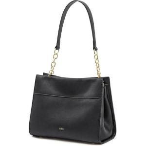 Kattee Leather Purses and Handbags for Women, Small Crossbody Bags for Women, Top Handle Hobo Shoulder Bag with 2 Straps(Black)