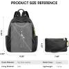 Kattee Genuine Leather Backpack Purses for Women Soft Casual Daypack Fashion Travel Bags with Wristlet Wallet (Black)