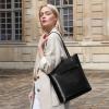 Kattee Leather Tote Bag for Women, Genuine Leather Purses and Handbags, Vintage Shoulder Bag with Key Chain