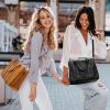 Kattee Leather Tote Bag for Women, Women’s Purses and Handbags with Adjustable Strap