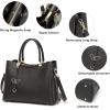 Kattee Women Soft Genuine Leather Satchel Bags Top Handle Crossbody Purses and Handbags