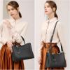 Kattee Women Soft Genuine Leather Satchel Bags Top Handle Crossbody Purses and Handbags