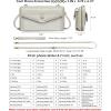 Kattee Wristlet Wallets for Women Crossbody Cell Phone Purse RFID Blocking with Card Holder(Light Grey)