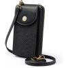 Kattee Small Phone Purse for Women, Cell Phone Crossbody Bag, Vegan Leather Wallet Purses Handbags with RFID Blocking