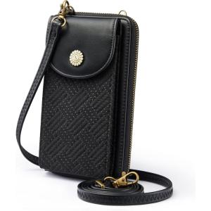 Kattee Small Phone Purse for Women, Cell Phone Crossbody Bag, Vegan Leather Wallet Purses Handbags with RFID Blocking