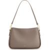 Kattee Shoulder Purse for Women, Medium Leather Crossbody Bag Trendy, Hanbags Purses, Small Hobo Bags with 2 Removable Straps(Khaki)