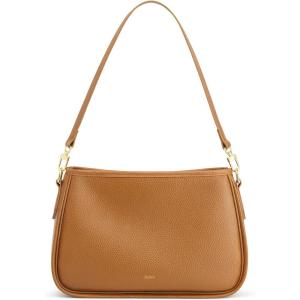 Kattee Shoulder Purse for Women, Medium Leather Crossbody Bag Trendy, Hanbags Purses, Small Hobo Bags with 2 Removable Straps(Brown)