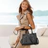 Kattee Leather Purses and Handbags for Women, Shoulder Bags Soft Top Handle Crossbody Satchel Tote