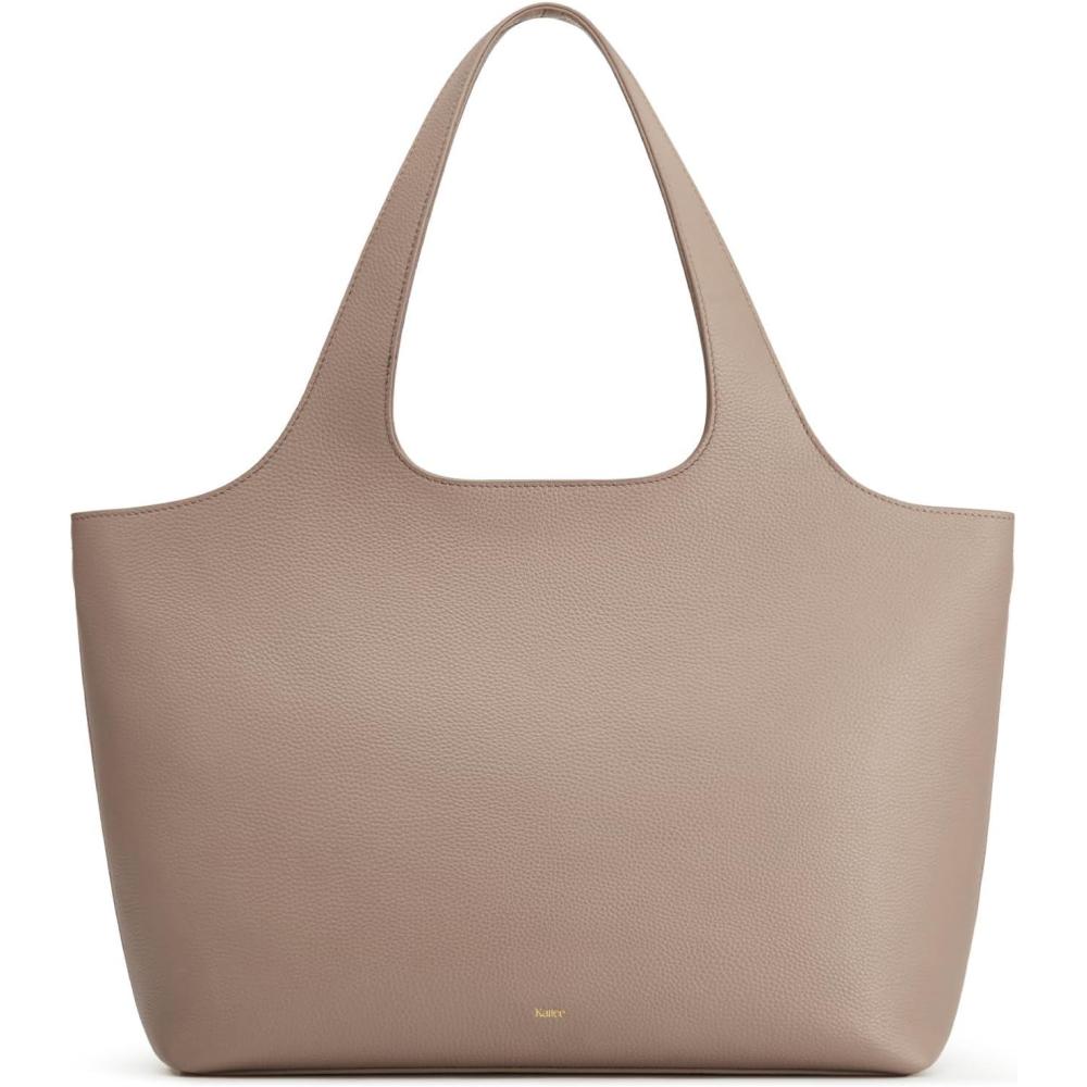 imageKattee Leather Tote Bag for Women Soft Leather Purses and Handbags Large Crossbody Shoulder Bag
