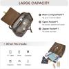 Kattee Leather Backpack Purse for Women Fashion Ladies Shoulder Bag Medium Size
