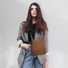 Kattee Leather Handbags for Women 2026, Soft Shoulder Tote Crossbody Purses Bucket Bags with 2 Detachable Straps(Suede Coffee)