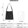 Kattee Leather Tote Shoulder Bag for Women, Leather Purse and Handbags Medium Size | Leather Purse(Black)
