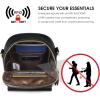Kattee Small Leather Crossbody Bags for Women, Crossbody Cell Phone Purses Shoulder Handbags with Card Slots, RFID Blocking(Black)