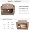 Kattee Small Soft Leather Crossbody Bags for Women,Trendy Purses Handbags Shoulder Satchel Lightweight Design Minimalism (Khaki)