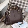 Kattee Soft Women Genuine Leather Purses and Handbags Satchel Tote Shoulder Bag(Coffee)