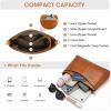 Kattee Genuine Leather Crossbody Bags for Women Small Shoulder Purse Handbags with 2 Detachable Straps 6 Card Slots(Light Brown)