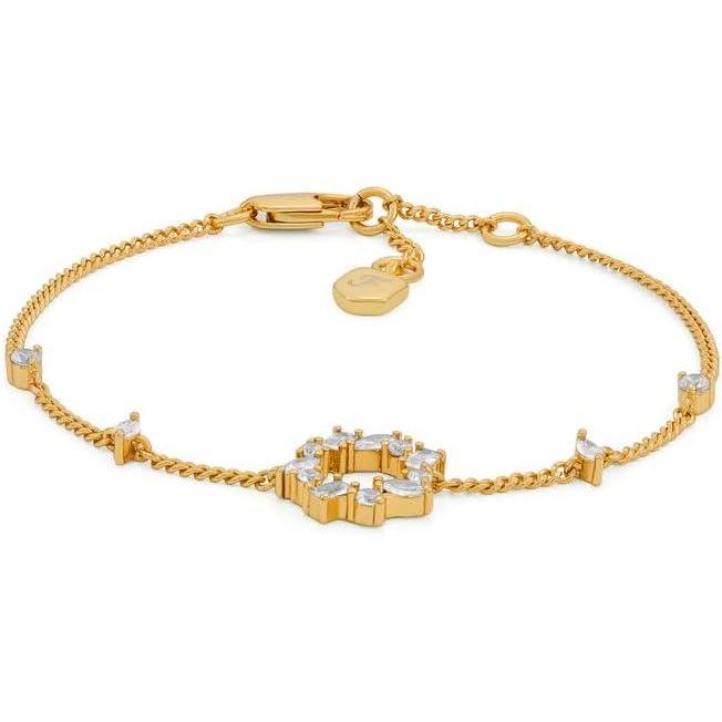 imageFossil Womens Ellis Mixed Shapes GoldTone Brass Station Bracelet