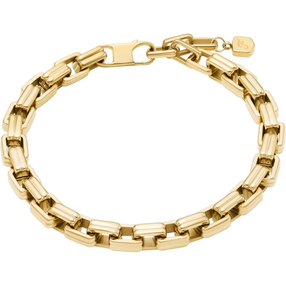 imageFossil Womens Raquel Bold Chains GoldTone Stainless Steel Chain Bracelet