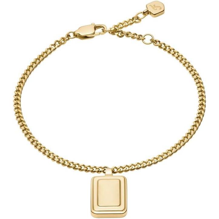 imageFossil Womens Raquel GoldTone Stainless Steel Chain Bracelet