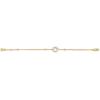 Fossil Women’s Ellis Mixed Shapes Gold-Tone Brass Station Bracelet