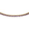Fossil Women’s Ellis Pavé Glitz Amethyst Color Gold-Tone Brass Tennis Chain Bracelet